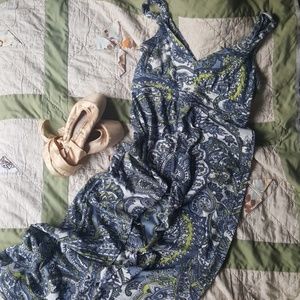 Empire waist maxi dress.